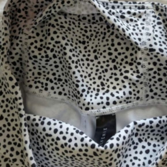 Allfenix White And Black Montana 7/8 Leggings Size S - Picture 11 of 16